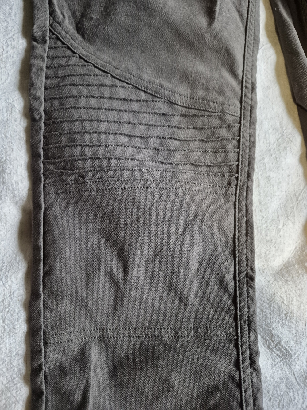 Prana Slim Moto-Style Stretch Pants in Olive - Picture 2 of 8